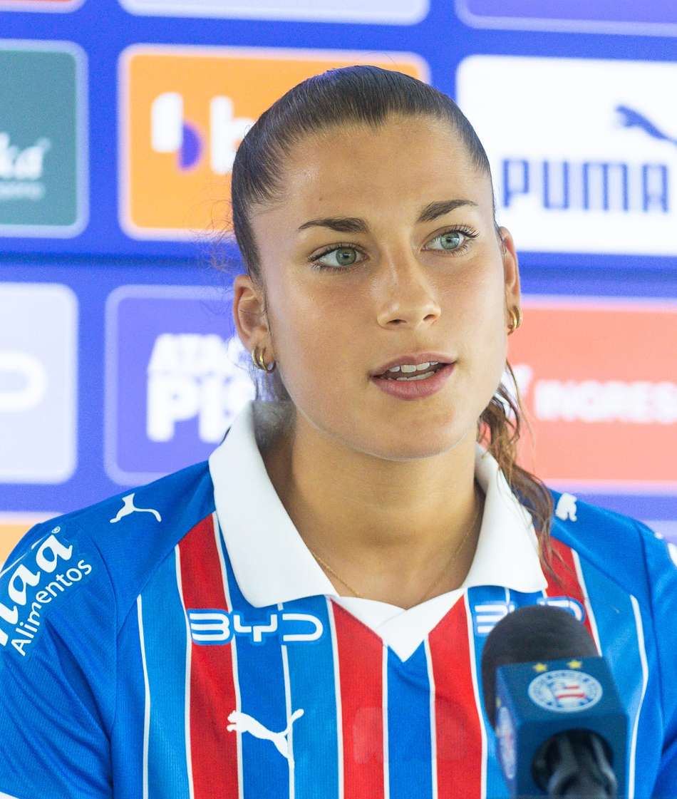 Maia Leona Kamper Rodrigues, atacante do Bahia. (Bahia/Divulgação)