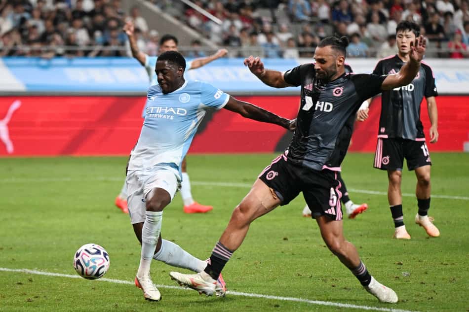Manchester City venceu o amistoso contra as estrelas da K-League por 3 a 1