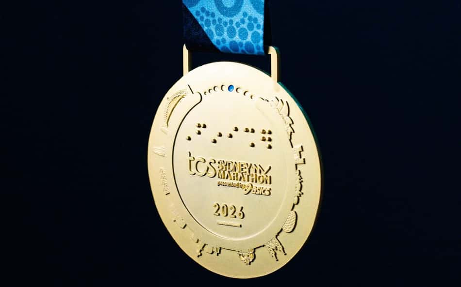Medalha da Maratona de Sydney 2026