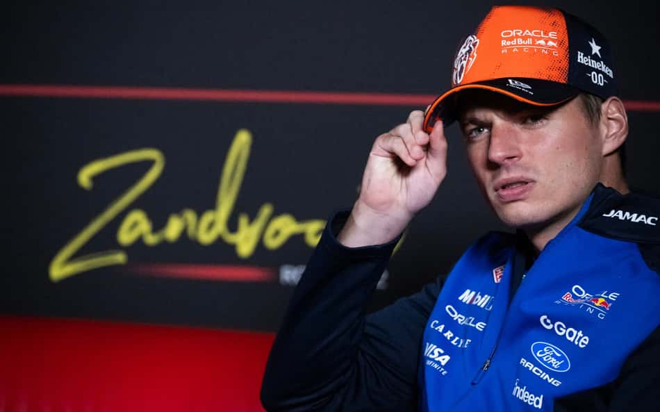 Max Verstappen em coletiva no GP da Holanda pela F1 2026