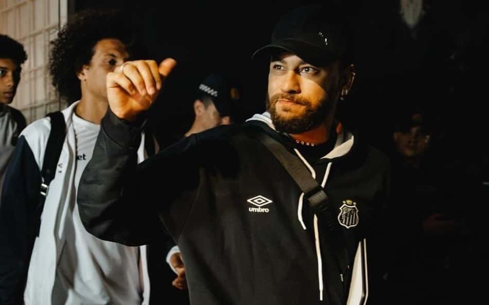 Neymar na concentração do Santos em Belém. (Foto: Raul Baretta/ Santos FC)