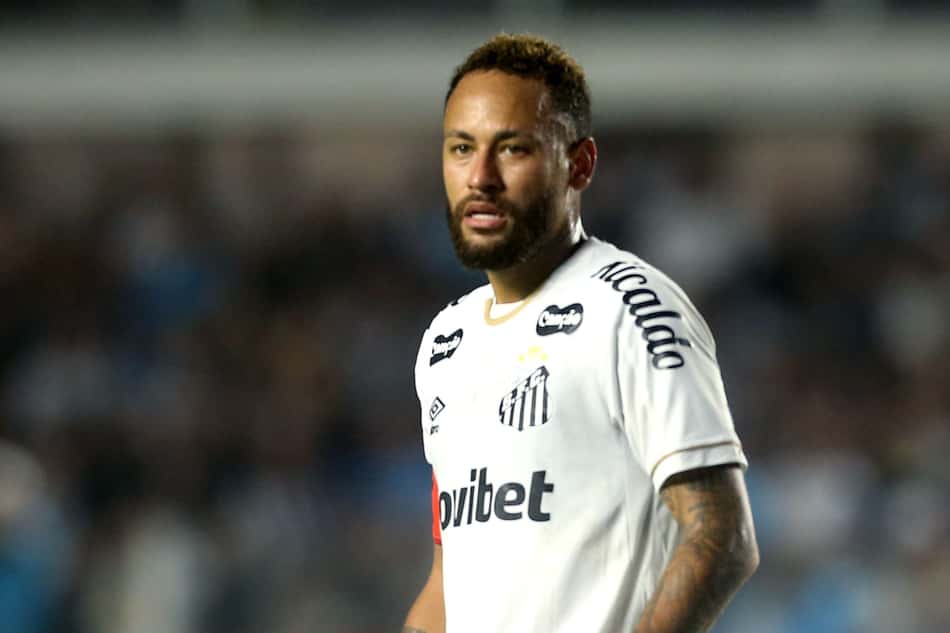 Neymar foi titular do Santos no duelo contra o Remo. (Foto: Código19/Folhapress)