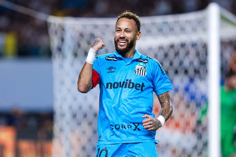 Neymar deu assistência para o gol da vitória do Santos contra o Remo