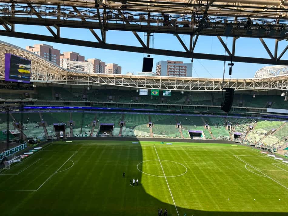Nubank Parque antes de Palmeiras x Vasco