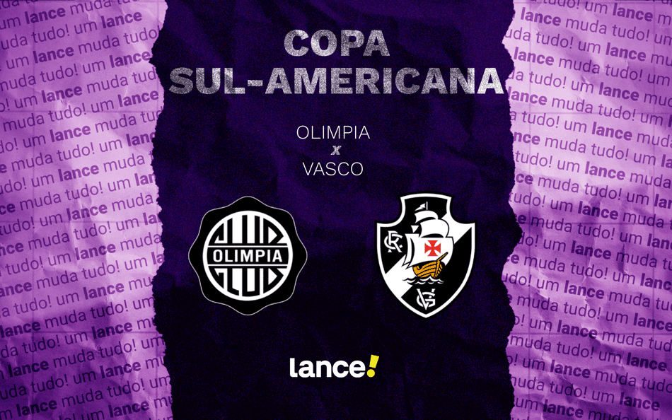 Olimpia e Vasco se enfrentam nesta quinta-feira (20)