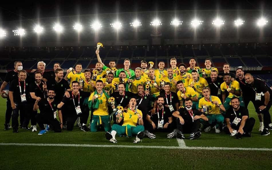 O Brasil foi campeão olímpico em 2021 sobre a Espanha
