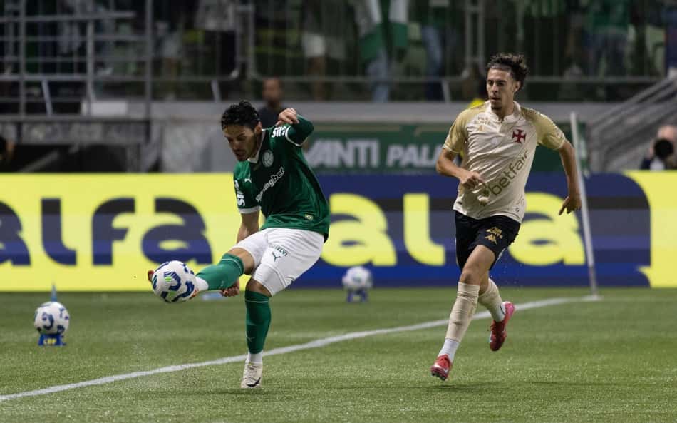Palmeiras x Vasco pelo Campeonato Brasileiro 2025.