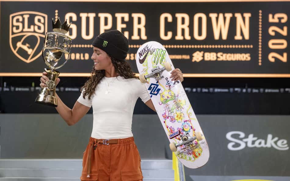 Rayssa Leal é campeã do SLS Super Crown 2025 (Foto: Divulgação)