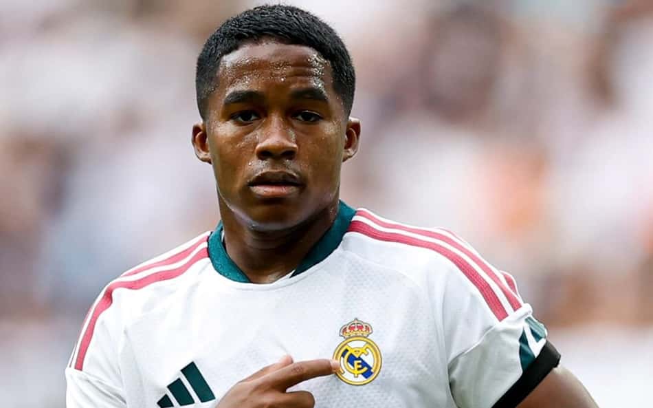 Endrick fez gol no amistoso entre Real Madrid e Fiorentina