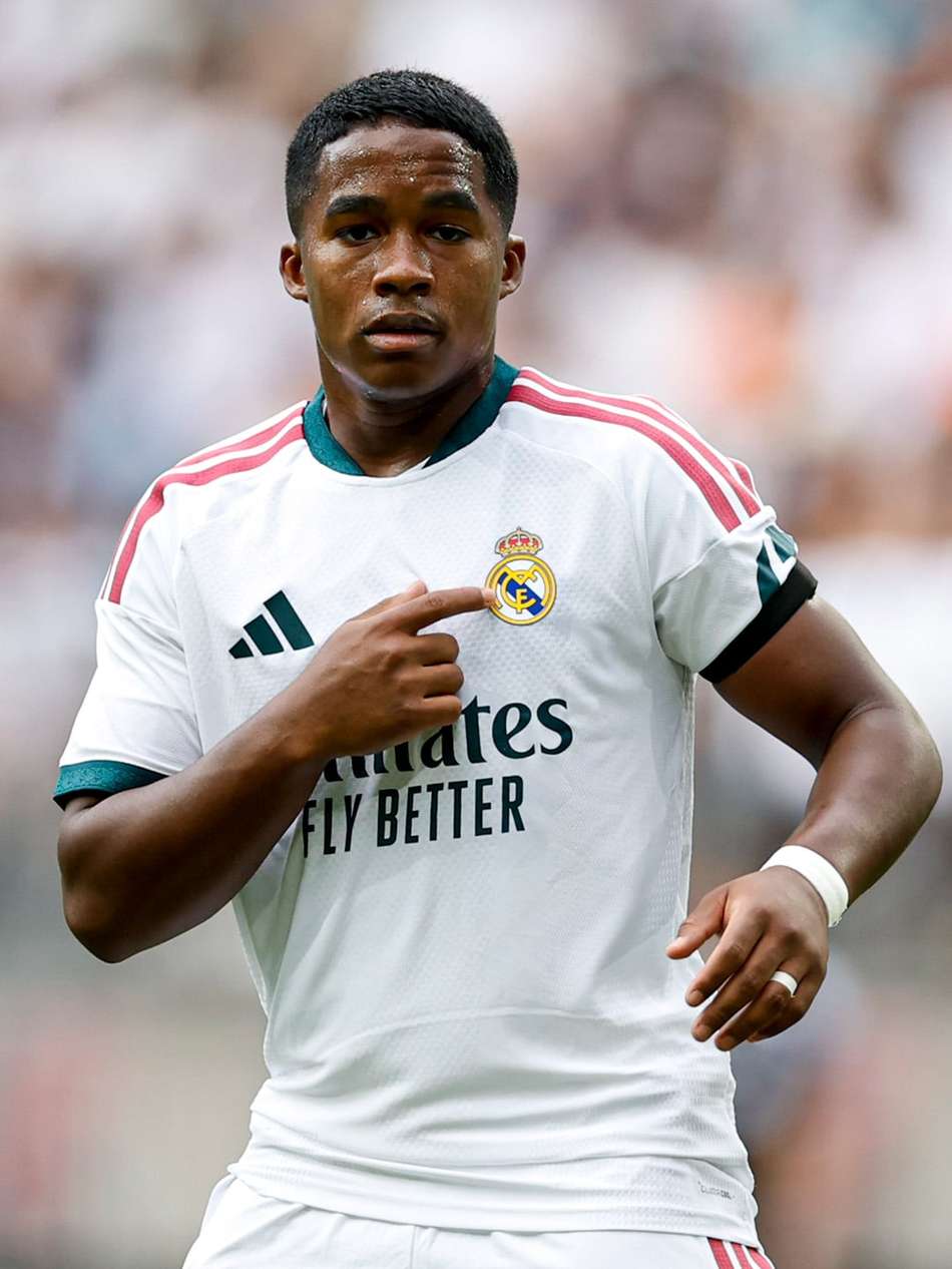 Endrick fez gol no amistoso entre Real Madrid e Fiorentina