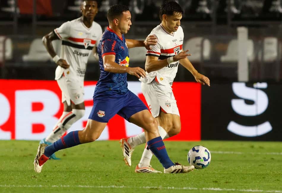 São Paulo e Bragantino pelo Campeonato Brasileiro em 2025
