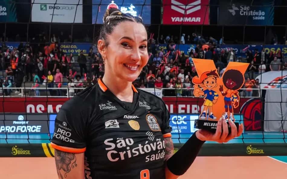 Tifanny foi eleita a melhor jogadora da partida