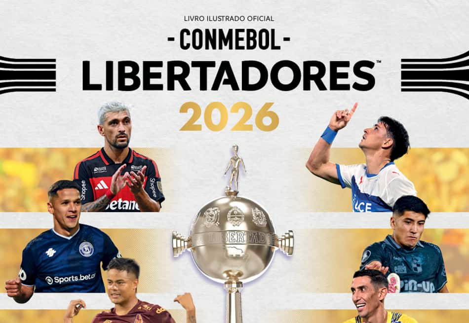 Panini lança álbum oficial da Libertadores 2026.