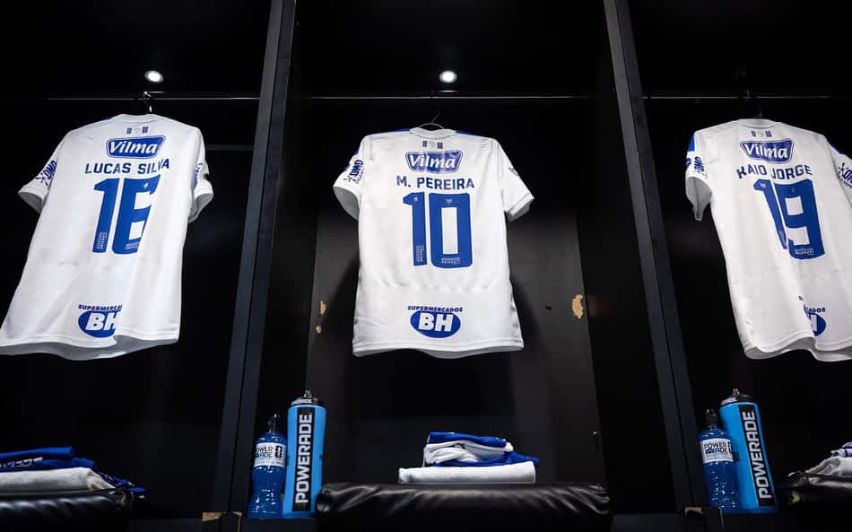 Vestiário do Cruzeiro no Maracanã