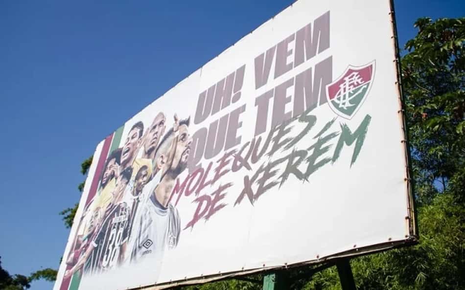 Placa em Xerém (Foto: Divulgação/Fluminense FC)