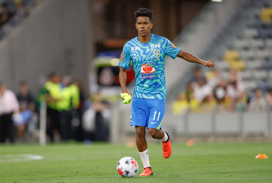 Estêvão tem gol anulado em Brasil x Austrália (Foto: Rafael Ribeiro / CBF)