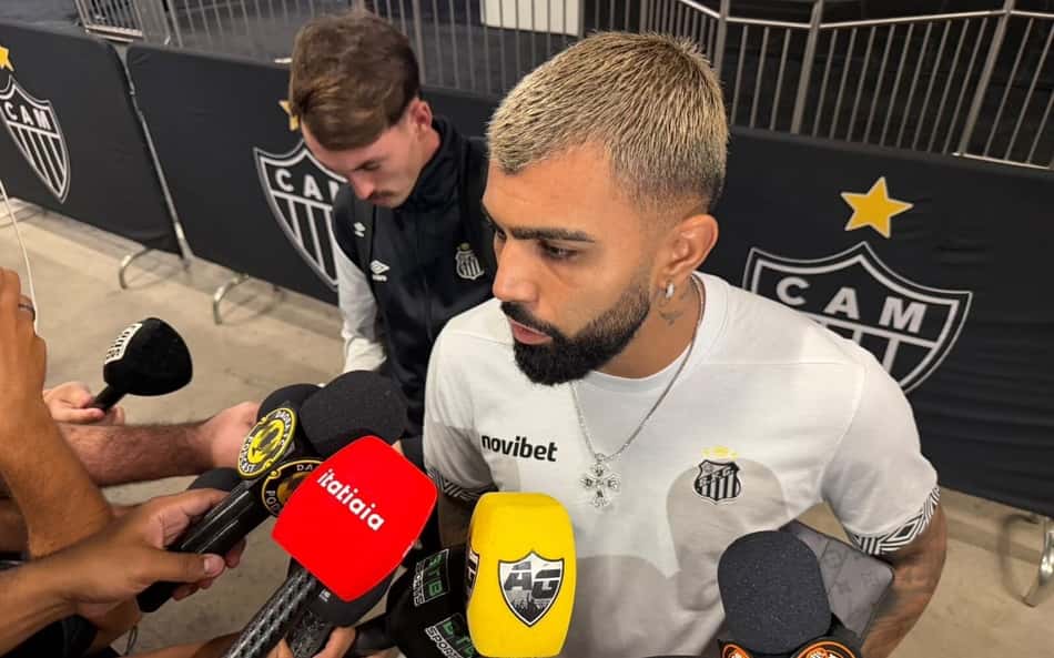 Gabigol, atacante do Santos