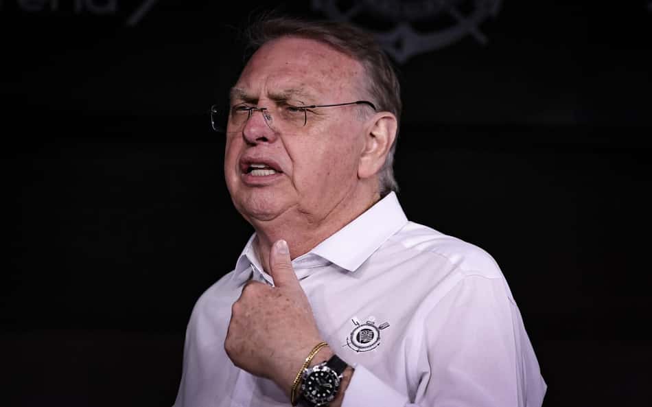 Osmar Stabile durante partida do Corinthians