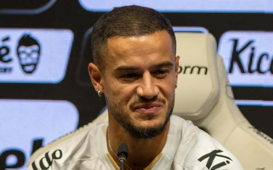 Apresentação do Coutinho como jogador do Santos