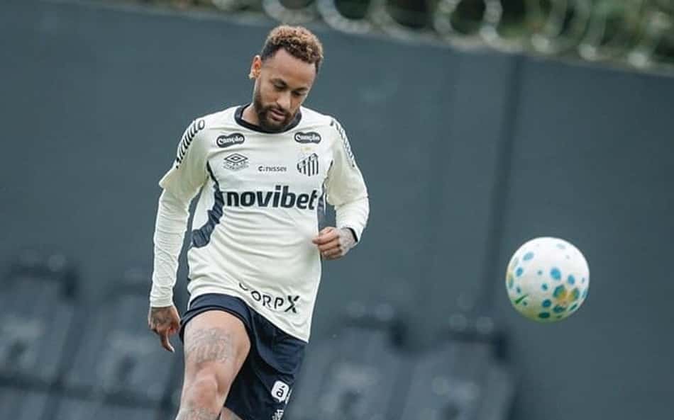 Neymar será desfalque do Santos no duelo contra o Athletico-PR. (Foto: Raul Baretta/ Santos FC)