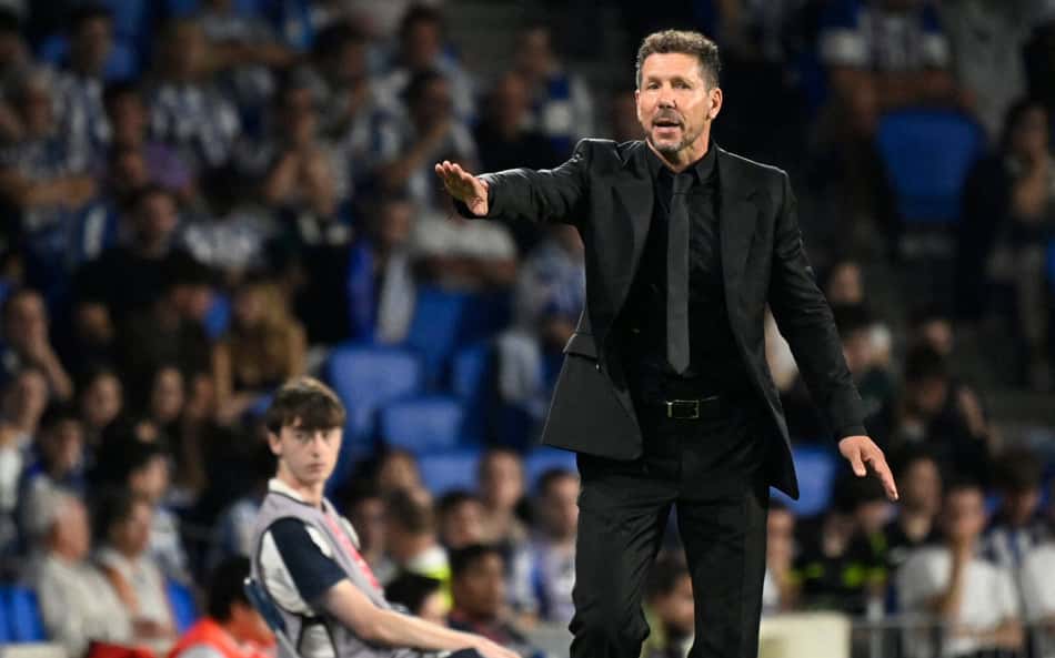 Diego Simeone, técnico do Atlético de Madrid.