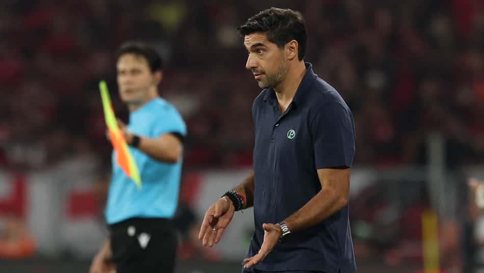 Abel Ferreira, treinador do Palmeiras, na vitória sobre o Flamengo, no Maracanã