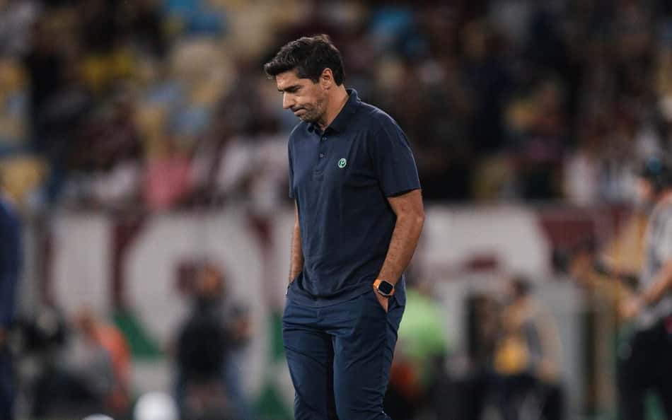 Abel Ferreira, treinador do Palmeiras, no Maracanã