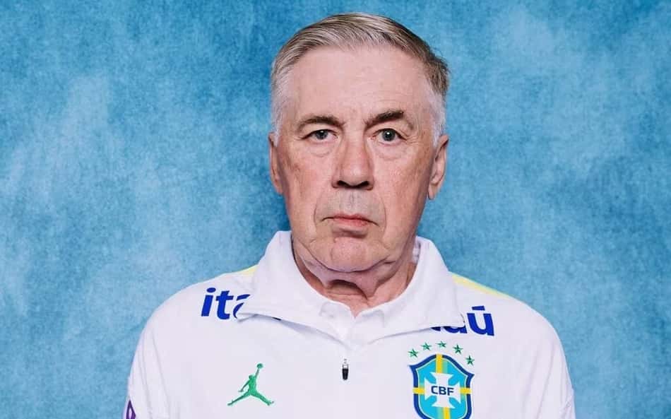Ancelotti em Media Day pela Seleção Brasileira