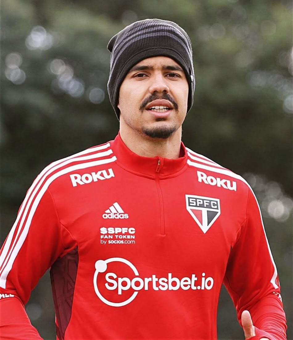 André Anderson durante treino no São Paulo em 2022 (Foto: Reprodução/Facebook/Andreandersonoficial)