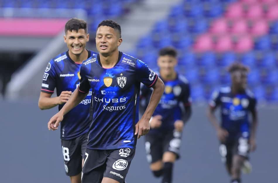 Anthony Valencia, reforço do Flamengo, com a camisa do Independiente del Valle