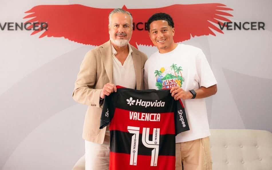 Anthony Valencia é o novo reforço do Flamengo