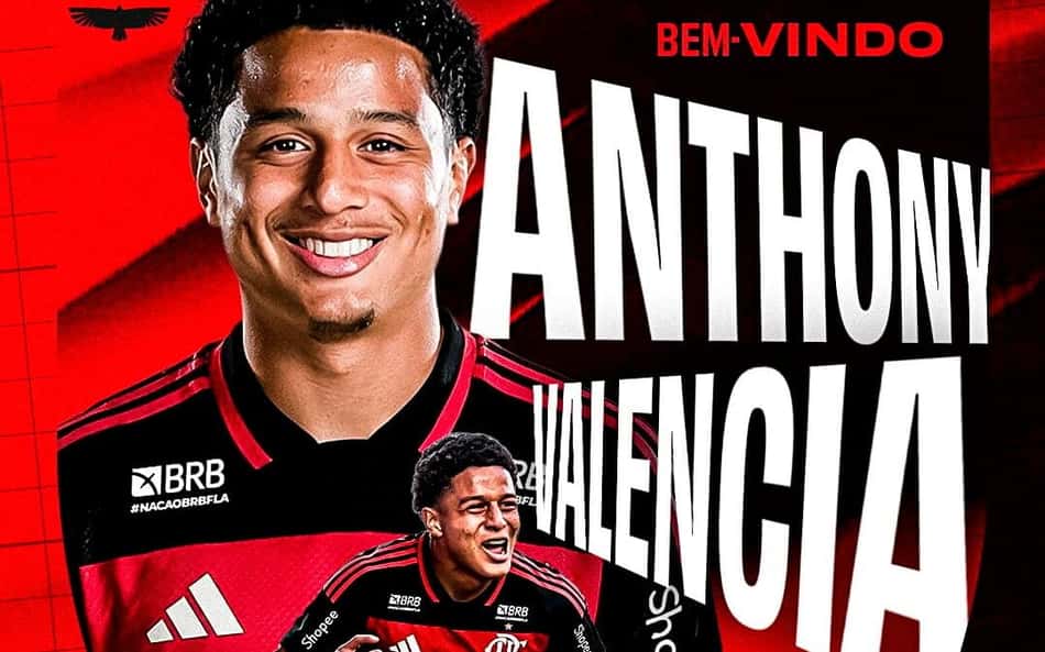 Anthony Valencia é o novo reforço do Flamengo