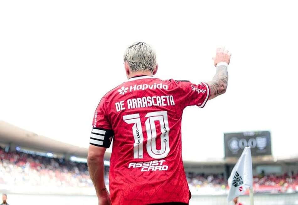Arrascaeta na vitória do Flamengo sobre o Remo
