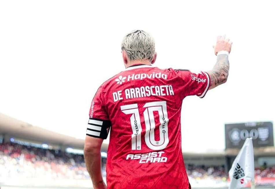 Arrascaeta na vitória do Flamengo sobre o Remo