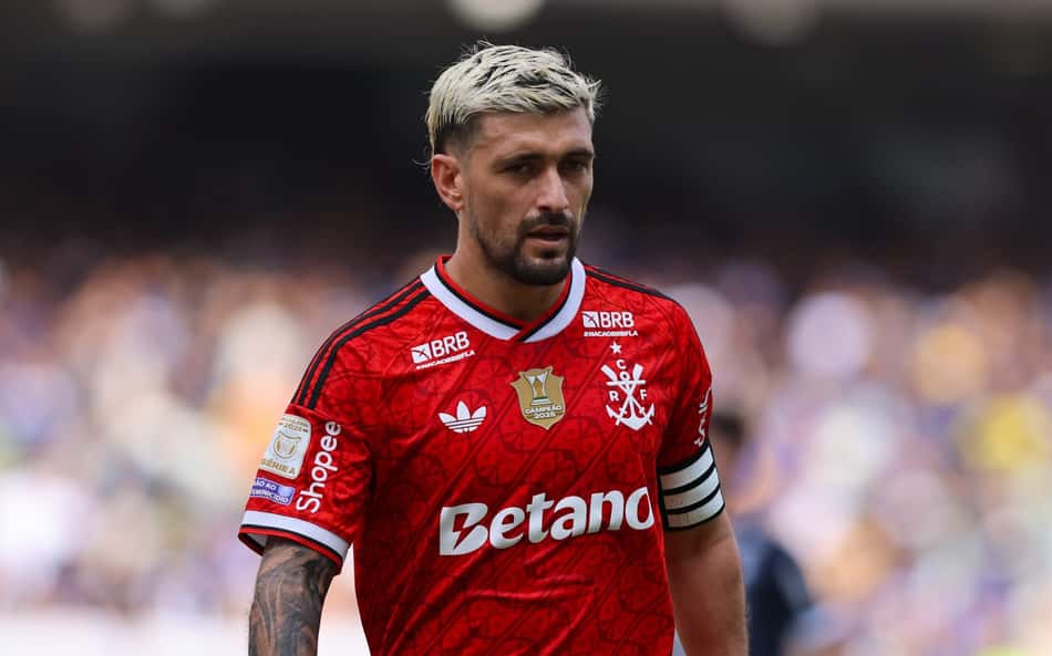 Arrascaeta durante partida do Flamengo contra o Remo, no último domingo, pelo Campeonato Brasileiro