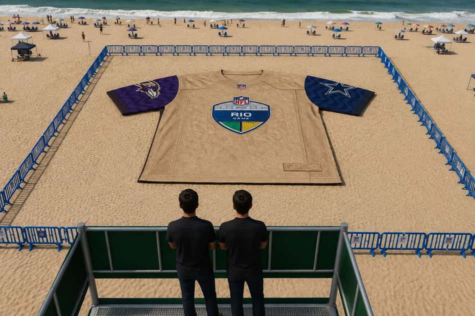 Ativações da NFL na praia