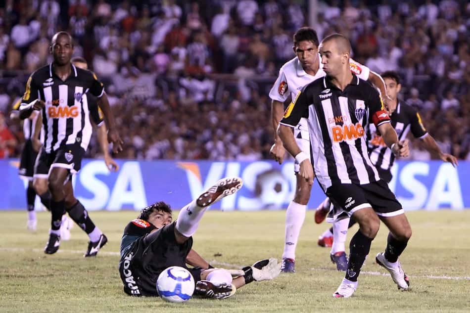 Atlético e Santos 2010 Copa do Brasil (Foto: Bruno Cantini / Atlético)