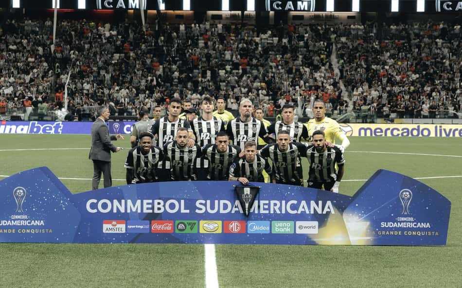 Atlético na sul-americana (Foto: Pedro Souza / Atlético)