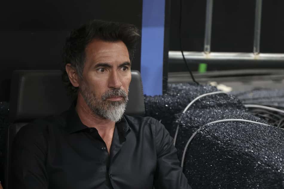 Domínguez em Galo x Santos (Foto: Gilson Lobo/AGIF/Folhapress)