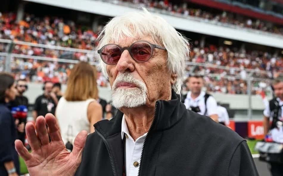 Bernie Ecclestone, ex-chefão da Fórmula 1 com óculos
