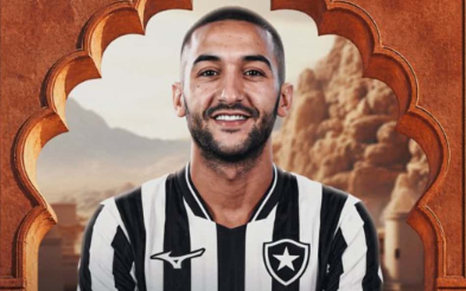 Botafogo anuncia contratação do marroquinho Hakim Ziyech