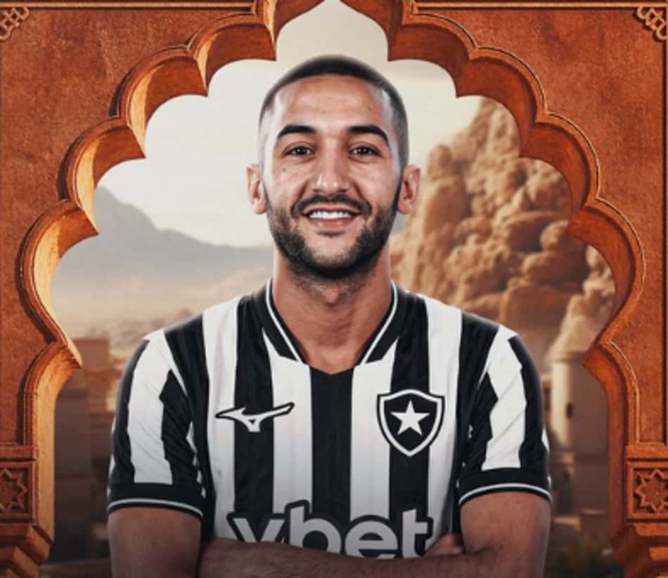 Botafogo anuncia contratação do marroquinho Hakim Ziyech