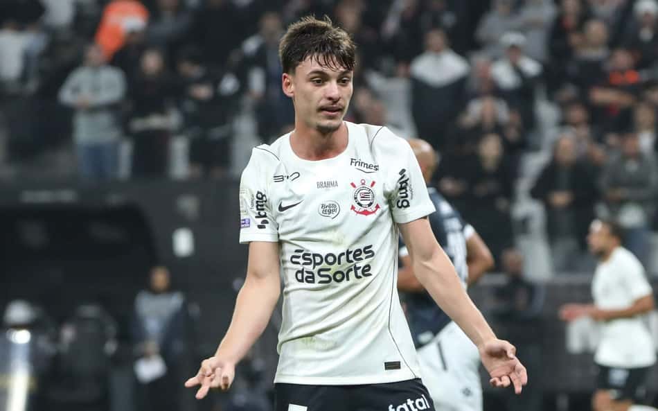 Breno Bidon durante partida do Corinthians na temporada