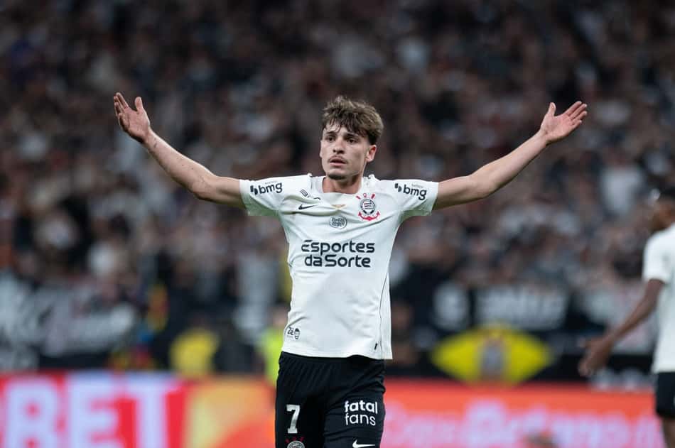Breno Bidon durante partida pelo Corinthians