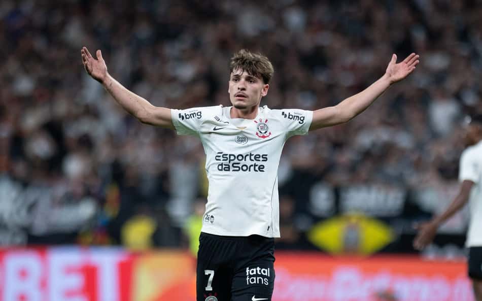 Breno Bidon durante partida pelo Corinthians