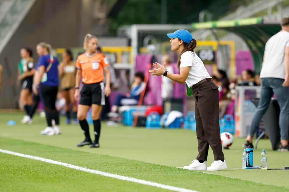 Camilla Orlando durante jogo entre Brasil e Estados Unidos
Créditos: Luciana Vermell/CBF