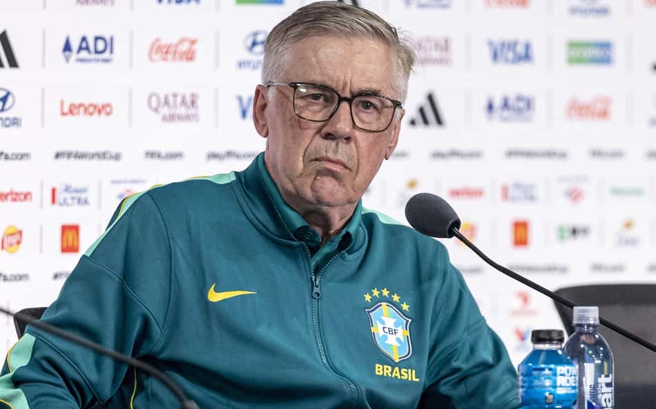 Carlo Ancelotti em entrevista coletiva durante a Copa do Mundo