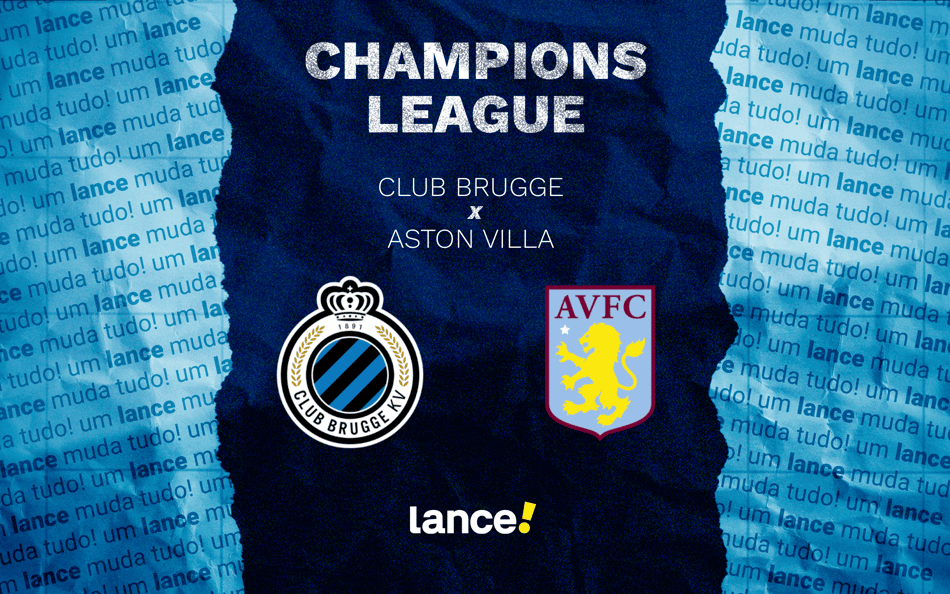Club Brugge x Aston Villa: onde assistir, horário e escalações do jogo da Champions League