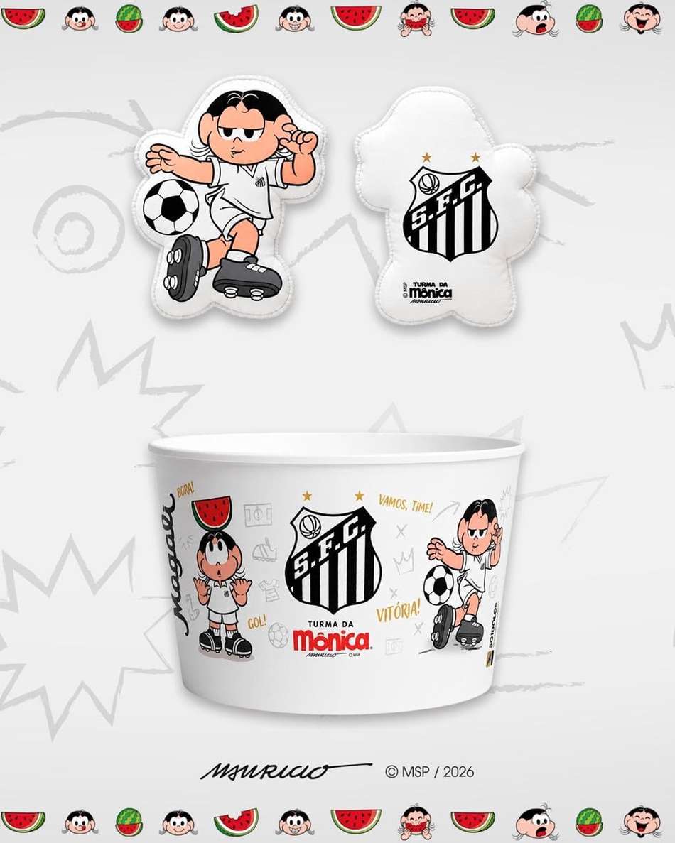 Coleção Santos e Turma da Mônica