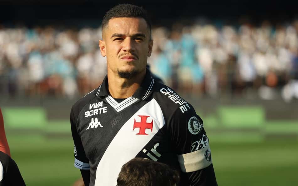Coutinho antes do Vasco golear o Santos por 6 a 0 no Brasileirão de 2025